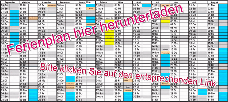 ferienplanung